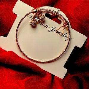 Gold tone metal beautiful charms